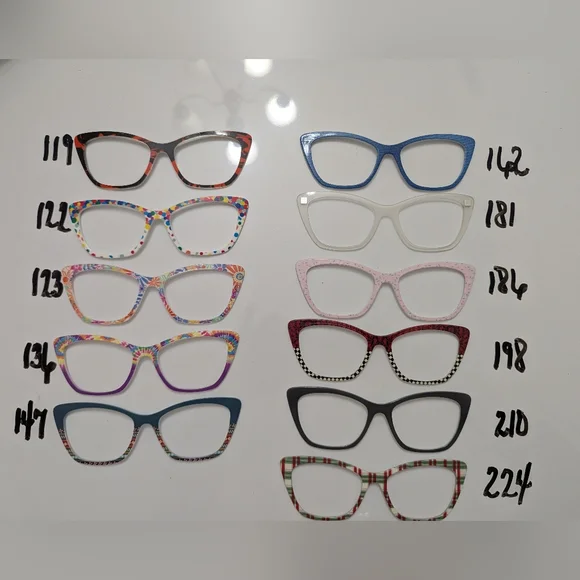 Colorful Cat-Eye Pair Eyewear Wanda Toppers For Eyeglasses Collection - Picture 3 of 3